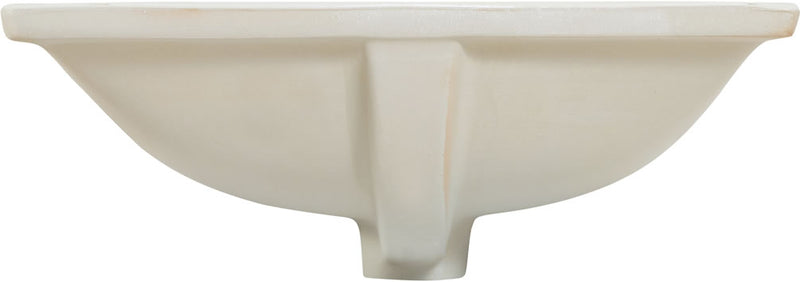 Altair Design Pireas 20" Retegular White Finish Ceramic Undermount Sink