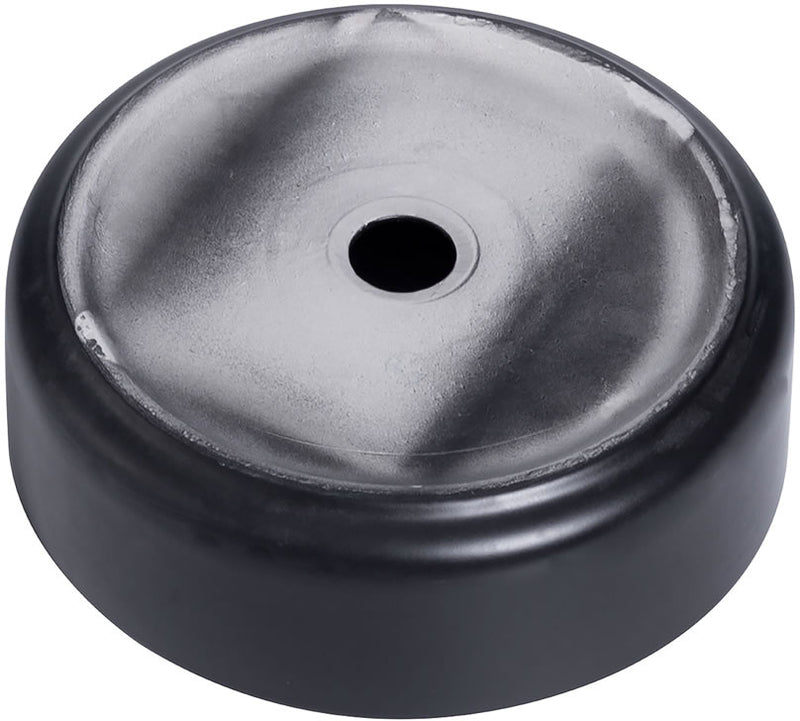 Altair Design 14" Round Sabine Ceramic Bathroom Vesse; Sink - Black or White Finish