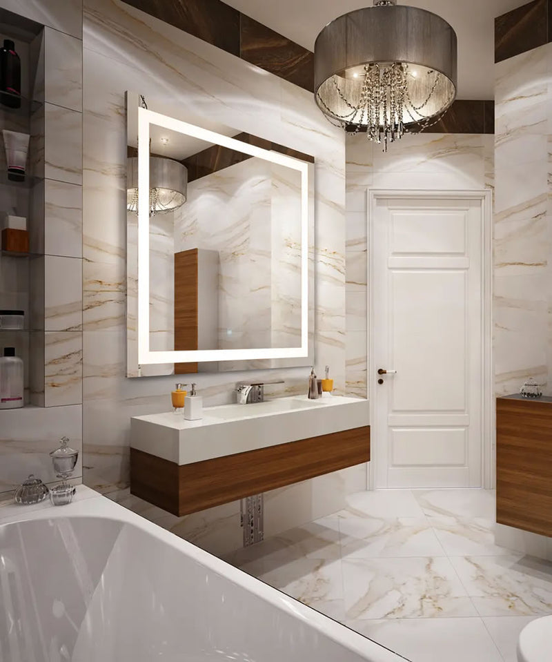 Electric Mirror Integrity LED Inset Frame Bathroom Mirror, 10 Sizes