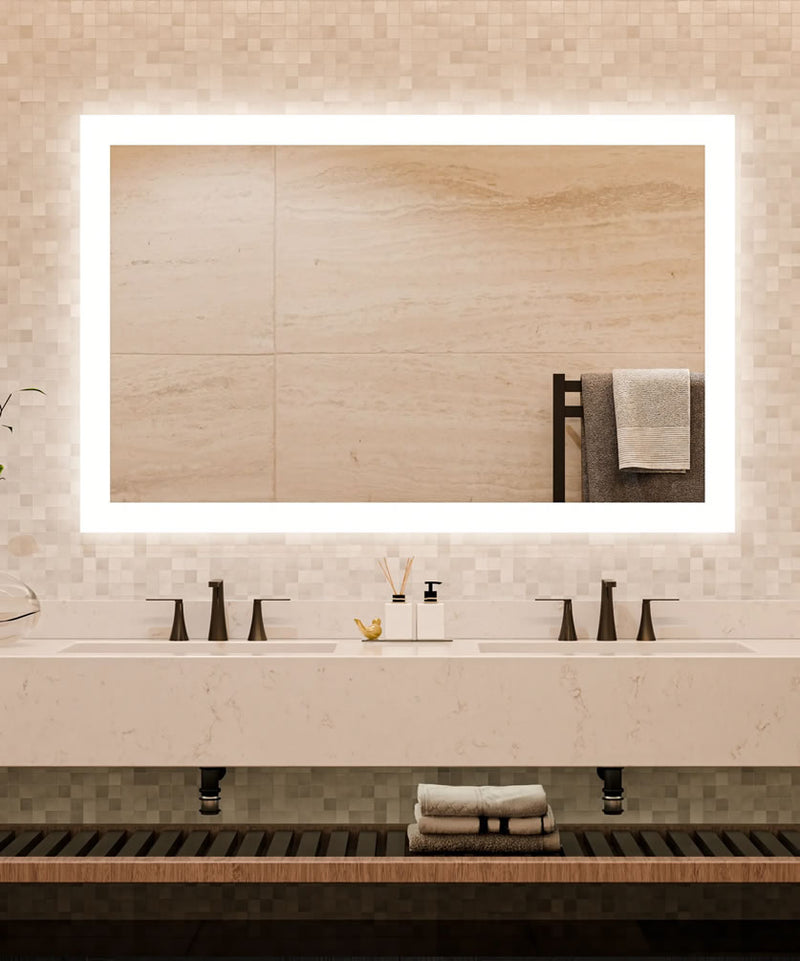 Electric Mirror Silhouette+Keen Auto Dimming Back-Lighted LED Mirror Floats "Free" - 8 Sizes