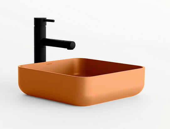 Fladd Konkretus FLADD 03 Square Concrete Sink - Reflect Perfection